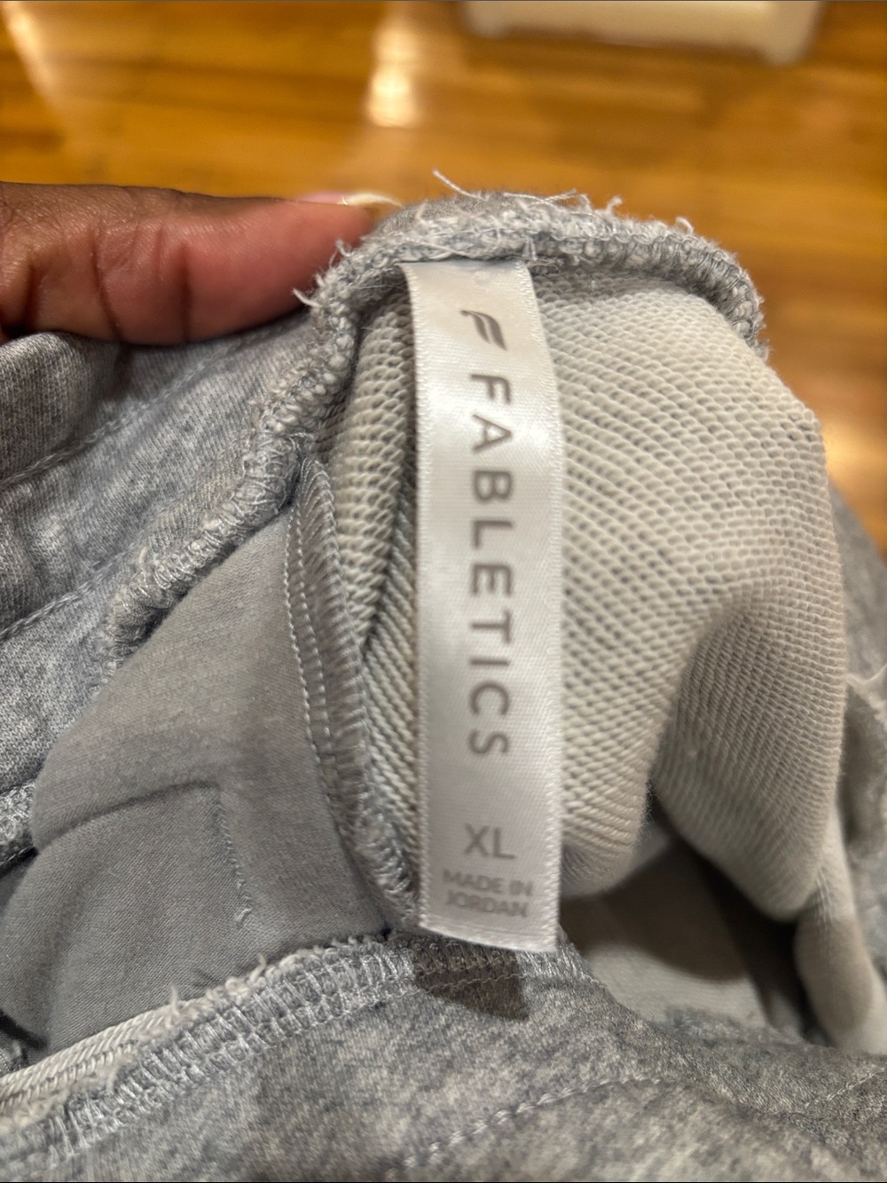 Fabletics Gray Drawstring Mini Skirt - Picture 2 of 2